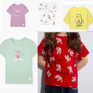 Áo thun bé gái size đại xuất dư  in hình dễ thương đáng yêu chất liệu thun cotton thoáng mát thấm hút mồ hôi từ 8-35kg