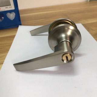 Khoá tròn tay gạt thẳng cứng cáp, dùng cho mọi cửa gỗ nhựa nhôm Phòng trọ, phòng tắm khoá tay gạt standley .