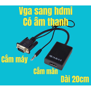 Cáp chuyển đổi VGA sang HDMI có âm thanh
