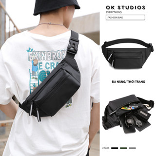 Túi Đeo Chéo Nam Nữ Chống Nước Siêu Nhẹ Tiện Lợi Thời Trang, Túi Bao Tử Phong Cách Streetwear OK085