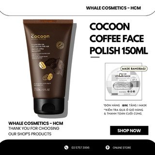 Tẩy Tế Bào Chết Da Mặt Cocoon Dak Lak Coffee Face Polish 150ml