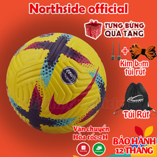 Quả bóng đá NHA 22/23 Vàng, bóng đá đúc NHA mẫu mới nhất + Tặng kim bơm, túi lưới Bảo Hành Da 12 Tháng