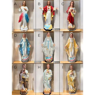Tượng công giáo- Tượng Đức Mẹ Maria, Thánh Giuse cao 40cm