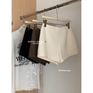 Quần short dance lưng cao cho nữ có lót trong Quần đùi cạp cao Kpop tôn dáng idol