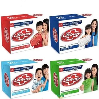 Xà bông cục lifebuoy và bondy care 90g hương thiên nhiên an toàn số 1 cho gia đình