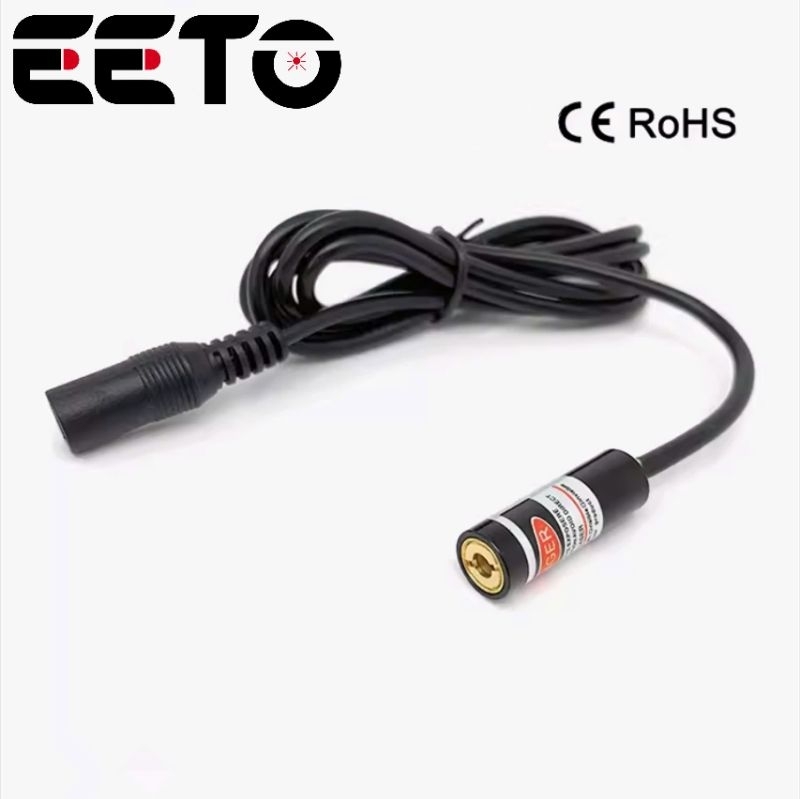 Đầu phát tia đỏ fi 12mm siêu nhỏ cho định vị đường tia laser của máy hàn laser