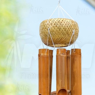 Chuông gió tre, chuông gió trúc (quả táo lớn)