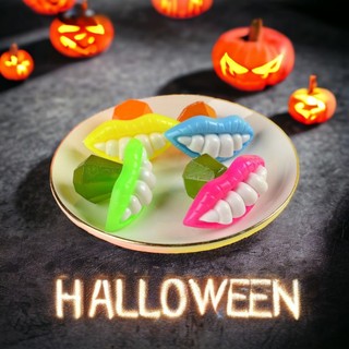 1 kẹo mút hàm răng kim cương trái cây halloween dành cho trẻ em