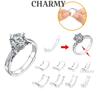 Set 8 Miếng Đệm Điều Chỉnh Kích Thước Nhẫn PK142 - Điều chỉnh size nhẫn bằng Silicon Trong Suốt - Charmy