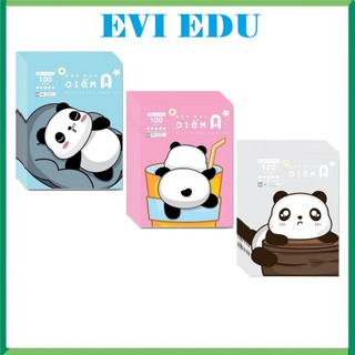 Lốc 10 quyển vở 4 ô ly điểm a gấu mụp futurebook dk-498 / dk498 tập ô ly bìa kim tuyến 80 trang b5