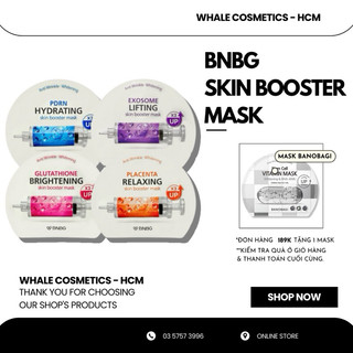 Mặt nạ dưỡng trắng phục hồi da chuyên sâu bnbg skinbooster mask 30mlx10