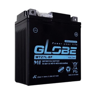 Bình ắc quy khô globe wtz7l-bp