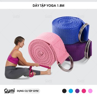 Dây Tập Yoga Cotton Loại Tốt 1.8m x 3.8cm - Hỗ Trợ Động Tác Khó, Tăng Độ Dẻo Dai Khi Tập Yoga