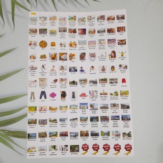 Sticker từ vựng tiếng anh lớp 5 - Bộ Giáo Dục, Global success