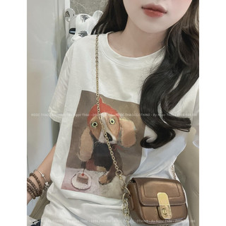 Áo phông hình cún QC