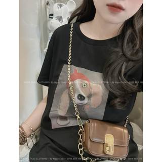 Áo phông hình cún QC