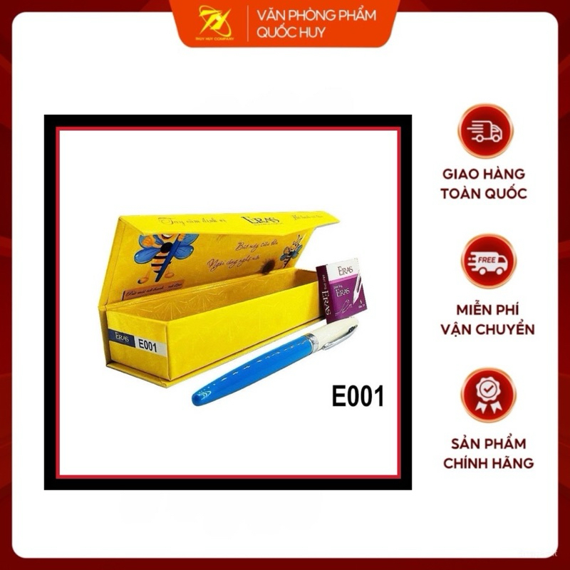 BÚT MÁY E001 ERAS, NGÒI TRƠN - VPP QUỐC HUY.