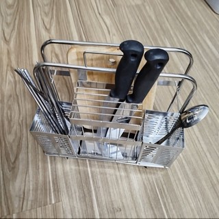 GIÁ KỆ ĐỂ DAO, THỚT INOX ĐA NĂNG 30*15*35cm