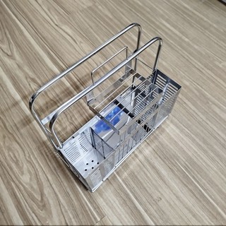 GIÁ KỆ ĐỂ DAO, THỚT INOX ĐA NĂNG 30*15*35cm