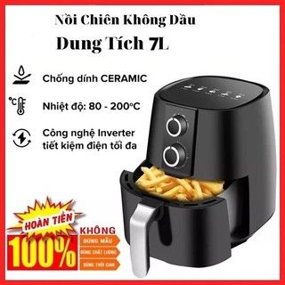 Nồi chiên không dầu camel dung tích 6.5l, và 7l