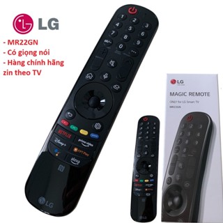 Điều khiển tivi LG giọng nói và chuột bay MR22GN đời 2022, remote lg tv thông minh hàng chính hãng zin theo TV, Moss lg
