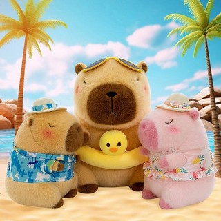 Gấu bông CAPYBARA on the beach (25cm)