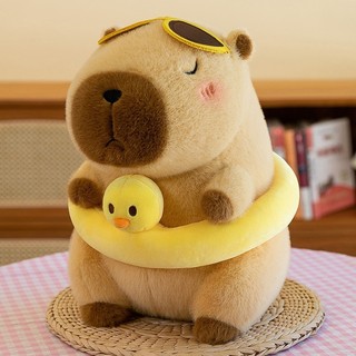Gấu bông CAPYBARA on the beach (25cm)