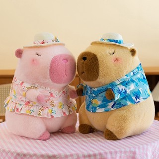 Gấu bông CAPYBARA on the beach (25cm)