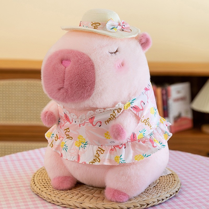 Gấu bông CAPYBARA on the beach (25cm)