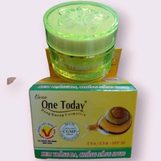 Kem trắng da chống nắng one today 9g từ tinh chất sữa dê giúp trắng da chống nắng