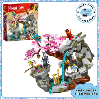 [Có sẵn] Đồ chơi lắp ráp Ninjago Dragons Rising 2 mã W8109 71819 - Mô hình Điện thờ rồng đá