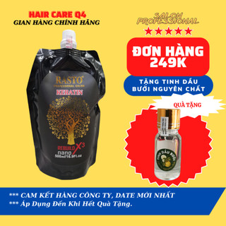 Phục Hồi Tóc Rasto Keratin Rebuild Nano X3 Chính Hãng 500ml - Hair Care Q4