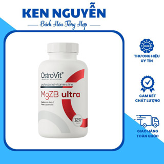 Thực Phẩm Bổ Sung Tăng Testosterone Ostrovit MgZB Ultra 120 Viên Cải Thiện Giấc Ngủ, Cơ Bắp Ostrovit ZMA MgZB Ultra