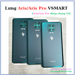 Nắp Lưng vsmart Aris/Aris pro,kèm kính camera