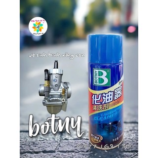 Chai xịt súc rửa bình xăng con, họng ga, kim phun xăng điện tử  3T dung tích 450ml