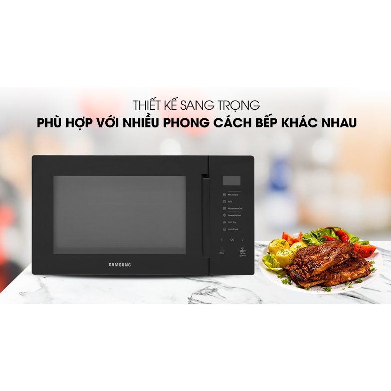 Lò vi sóng có nướng Samsung MG30T5018CK/SV 30 lít