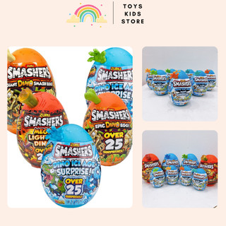 Trứng Khủng Long Smashers Dino Ice Age Surprise Over 25 Khổng Lồ - Chính Hãng Zuru
