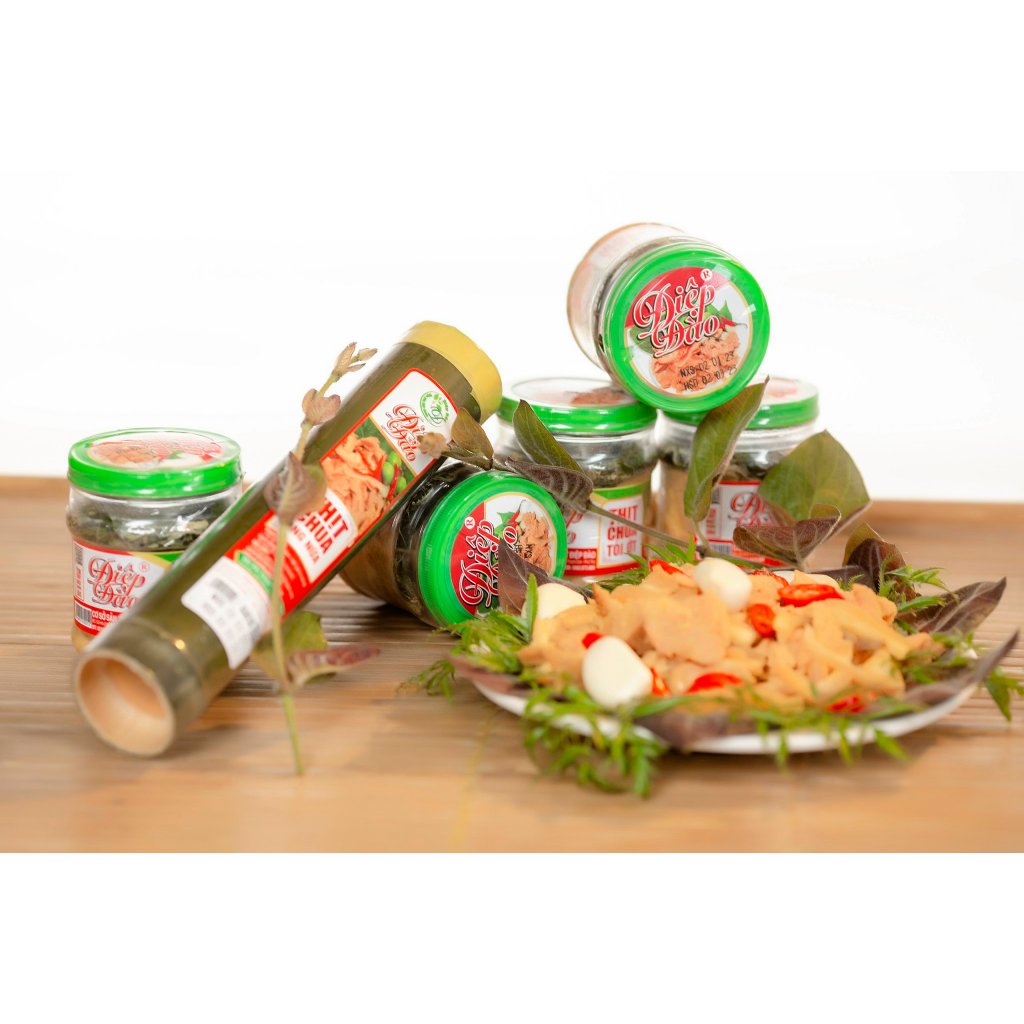 Thịt chua Tỏi ớt Điệp Đào (Đặc sản Thịt Chua Thanh sơn Phú Thọ - Loại Hảo Hạng)