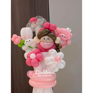 [Làm sẵn] Hoa bóng bay đáng yêu