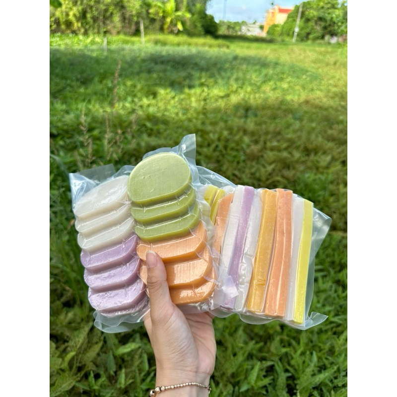 Gói 500G Bánh Đá Hà Giang Chuẩn Bánh Thái Tay Nhà Làm - Diệu Ly Tây Bắc - Hoàn Toàn Từ Gạo Tẻ Thơm