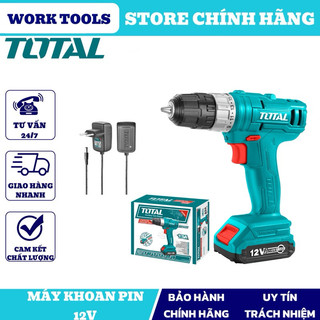 Total máy khoan dùng pin 12v tdli1211