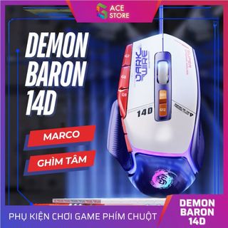 Chuột Gaming G7 Demon Baron Phiên Bản Mới | Hỗ trợ ghìm tâm PUBG Mobile, PC