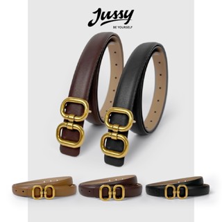Thắt Lưng Nữ Bản Nhỏ Mặt OO Màu Đồng JTL31 Jussy Official Dây Nịt Khóa Tròn Đai Váy Phong Cách Thanh Lịch Sang Chảnh