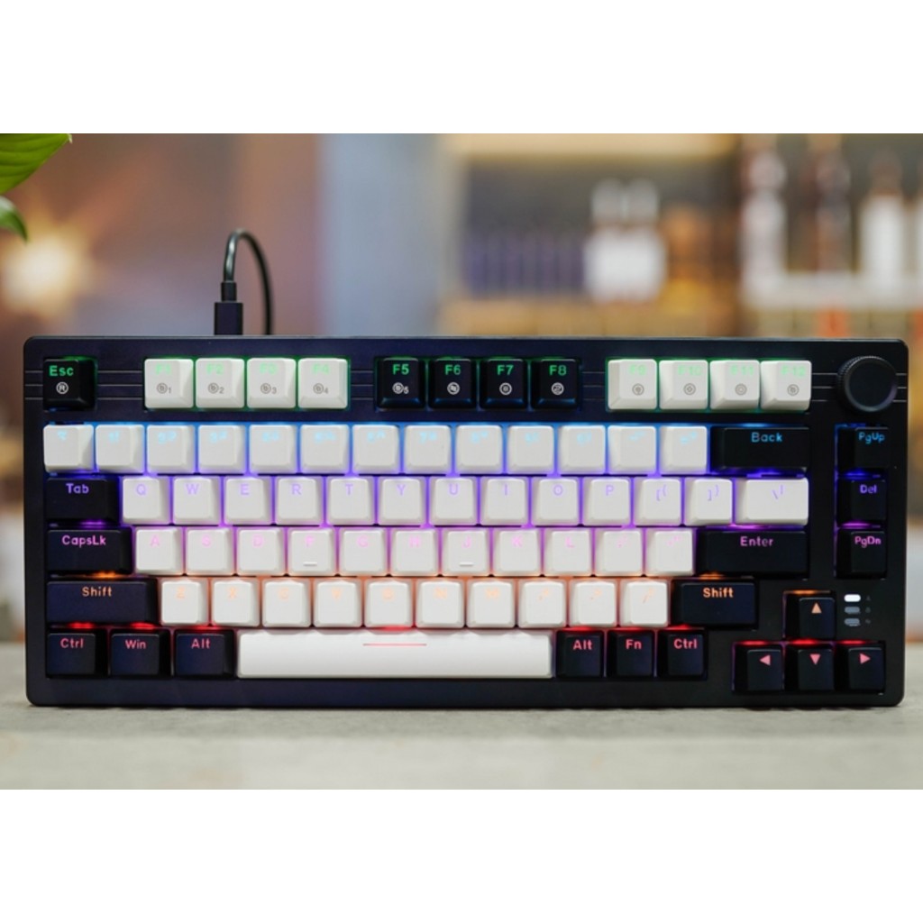 Bàn phím cơ Dareu EK75 White Black ( DareU Dream switch/ FireFly Switch) | BigBuy360 - bigbuy360.vn
