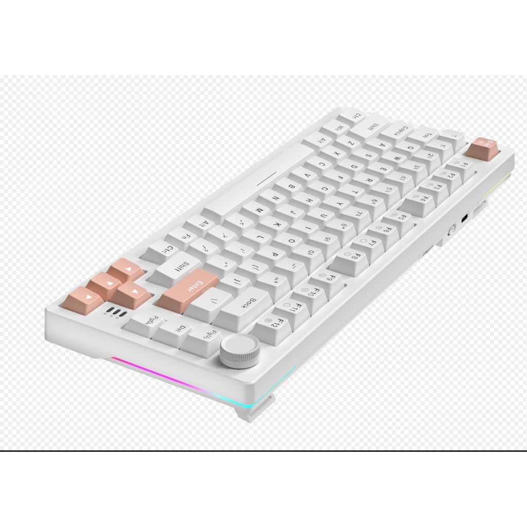 Bàn phím cơ Dareu EK75 White Black ( DareU Dream switch/ FireFly Switch) | BigBuy360 - bigbuy360.vn