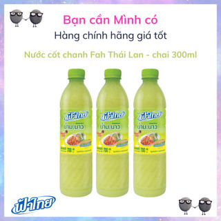 Nước cốt chanh Fah Thái Lan chai 300ml - hàng chính hãng