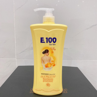 Sữa Tắm E100 Silky Hương Hoa Chai 800G ( Mầu Vàng )