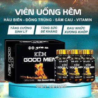 Viên Uống Bổ Sung Kẽm ,Nhung Good Men, Bổ Sung Kẽm Và vitaminc Hỗ Trợ Sức Khỏe tốt Cho Tóc Sáng Da mụn - zinc