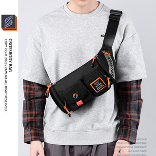 Túi bao tử đeo chéo nam ZAMURA túi bao tử nam đeo hông túi nam chống nước unisex nhiều ngăn thời trang hàn quốc ZM086