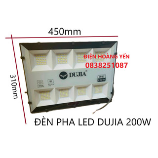 Đèn pha led dujia 200w ánh sáng trắng